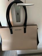 Armani Jeans beige zwart wit handtas, Handtassen en Accessoires, Tassen | Damestassen, Ophalen, Zo goed als nieuw, Wit, Handtas