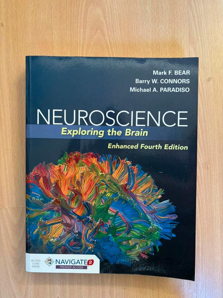 Neuroscience “Exploring the Brain” E4th edition, Boeken, Wetenschap, Zo goed als nieuw, Ophalen