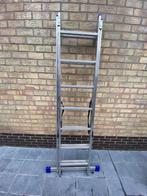 tweedelige ladder, Doe-het-zelf en Bouw, Ladders en Trappen, Ophalen, Zo goed als nieuw, Ladder, Opvouwbaar of Inschuifbaar