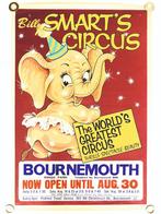 Billy Smart's Circus Poster ca. 1950, Gebruikt, Ophalen