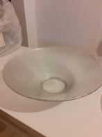 fruitschaal in glas, Huis en Inrichting, Woonaccessoires | Schalen en Manden, Schaal, Rond, Ophalen of Verzenden, Glas