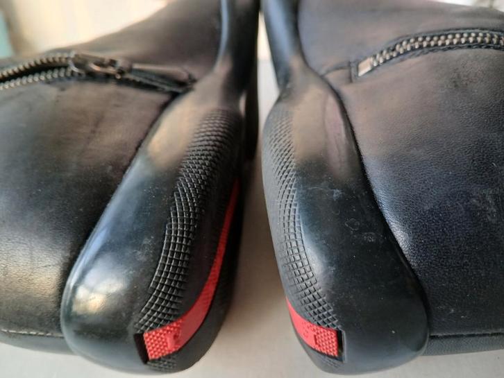 Heel mooie zwart leren PRADA enkellaarsjes, Kleding | Dames, Schoenen, Zwart, Verzenden