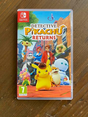Detective Pikachu Returns Nintendo Switch MINT