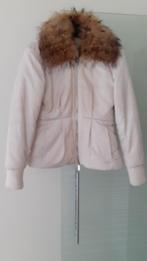 PINKO  dames  winterjasje met synthetische pelskraag, Beige, Ophalen of Verzenden, Zo goed als nieuw, Maat 38/40 (M)