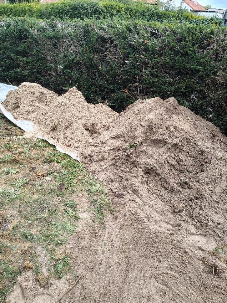 gratis duinzand gemengd met teelaarde, Hobby en Vrije tijd, Overige Hobby en Vrije tijd, Gebruikt, Ophalen