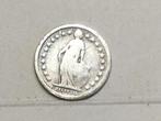 Zwitserland 1/2 Frank 1898 zilver, Ophalen of Verzenden