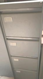 Vintage industriële metalen 4 ladenkast, Ophalen