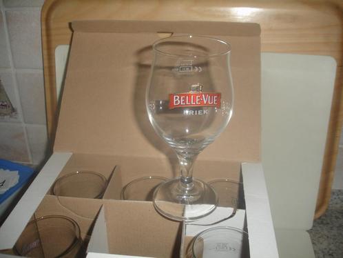 Bierglas Belle Vue Kriek, brij. AB Inbev, 6 glazen voor € 3,, Verzamelen, Biermerken, Nieuw, Glas of Glazen, Overige merken, Ophalen of Verzenden