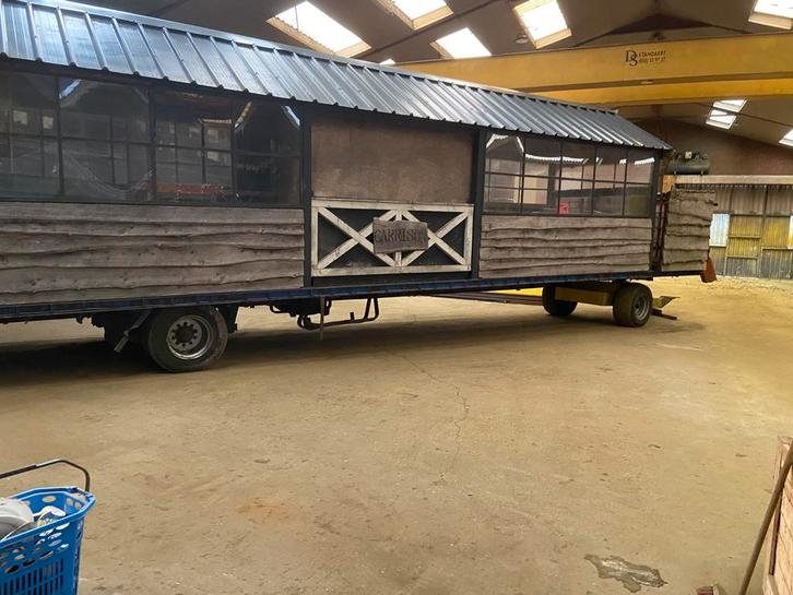 Woonwagen, tiny house, carnavalswagen, roulotte, Bricolage & Construction, Abris de chantier & Baraques de chantier, Utilisé, Enlèvement