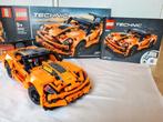 Oranje lego techniek Chevrolet Corvette ZR1 nr. 42093, Ophalen of Verzenden, Zo goed als nieuw, Complete set, Lego