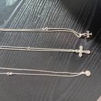3 religieuze hangertjes zilver 925, Ophalen, Zo goed als nieuw, Zilver