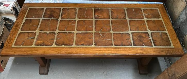 Rustieke salon tafel D0,58xL1,32xH0,43 2st aanwezig, Antiek en Kunst, Antiek | Meubels | Tafels, Ophalen