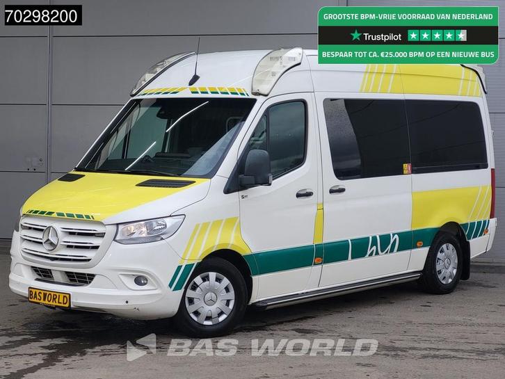 Mercedes Sprinter 316 CDI Ambulance Brancard Automaat Zieken, Auto's, Bestelwagens en Lichte vracht, Bedrijf, Te koop, Achteruitrijcamera