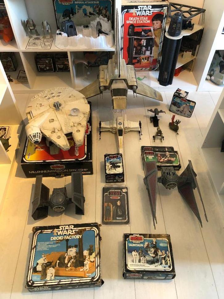 Star wars vintage shuttle en speelset, Verzamelen, Star Wars, Zo goed als nieuw, Verzenden