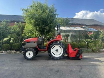 MICROTRACTEUR YANMAR AF 21HP AVEC NOUVELLE TONDEUSE À FLÉAUX, Enlèvement ou Envoi, Utilisé, Jusqu'à 80 ch, Jusqu'à 2500