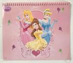 spiraalboekje 24 blanco blaadjes DIsney prinsessen, Ophalen of Verzenden, Gebruikt, Papier, Schets- of Tekenboek