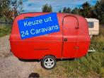 24 caravans 750kg foodtruck werfkeet pipowagen woonwagen enz, Caravanes & Camping, Caravanes & Camping Autre