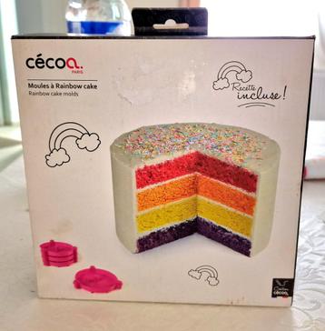 Moules à rainbow cake 