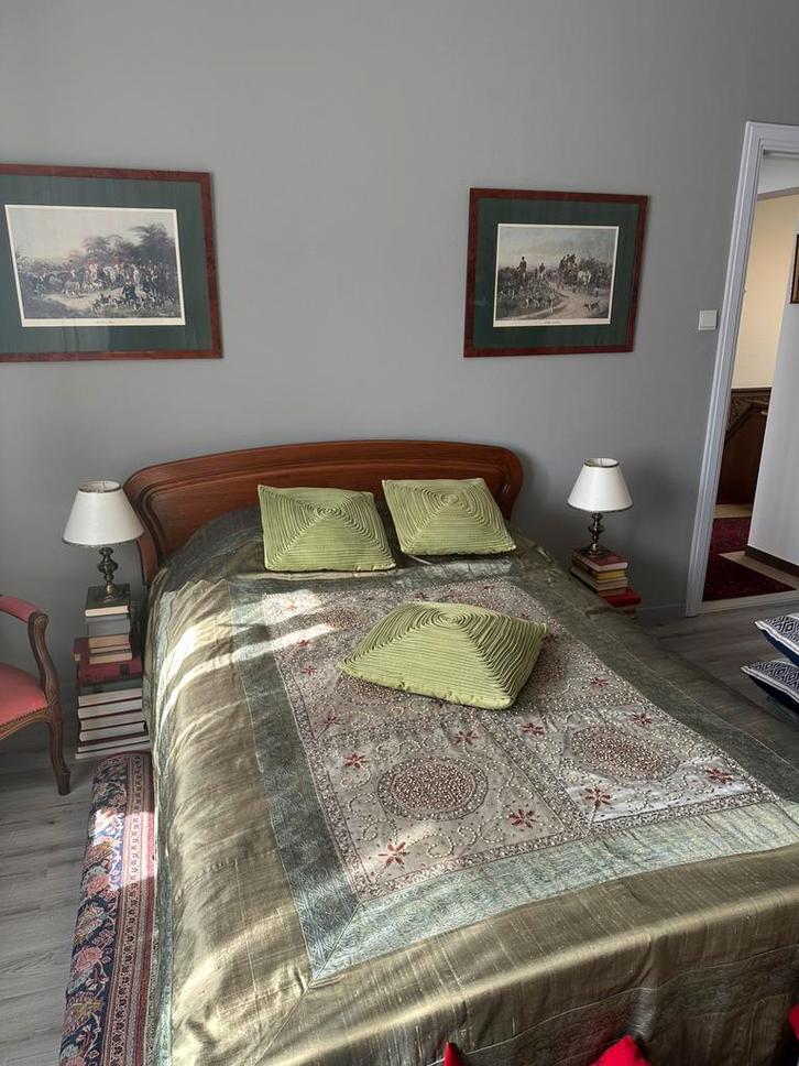 Compleet bed 140x200cm - matras + lattenbodems, Huis en Inrichting, Slaapkamer | Complete slaapkamers, Gebruikt, Twijfelaar, Ophalen