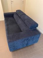 Nouveau sofa - tissu bleu, métal noir - 2,5 places, Maison & Meubles, Canapés | Salons, 150 à 200 cm, Comme neuf, Autres dimensions