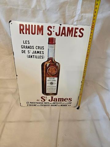 Plaque métal Rhum Saint James 