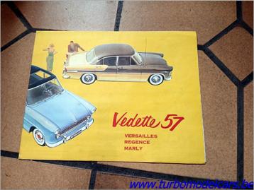 Folder Simca Vedette 57 beschikbaar voor biedingen