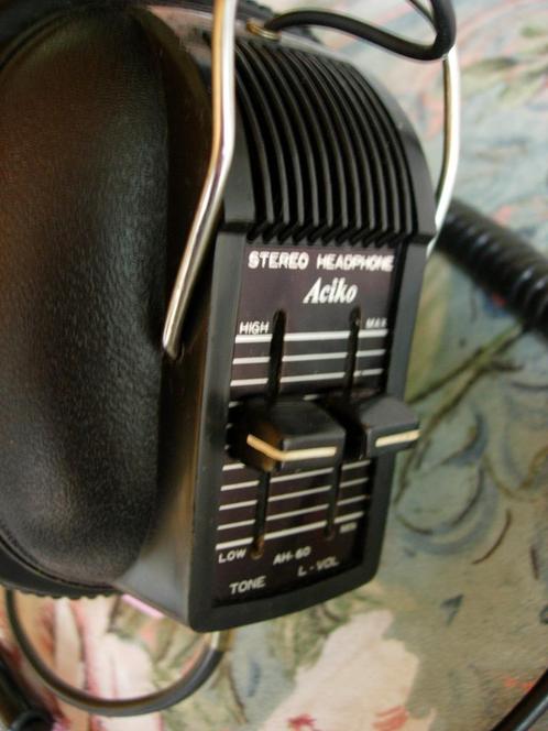 Aciko AH-60 Vintage koptelefoon Mogelijke tests, Audio, Tv en Foto, Hoofdtelefoons, Refurbished, Ophalen of Verzenden