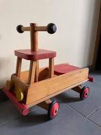 Houten loopauto, Ophalen, Gebruikt