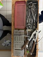 Lot instruments prof inox – ancien cabinet vétérinaire, Enlèvement, Utilisé, Autres métaux