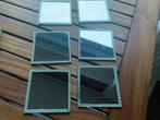 6 dessous de verre carrés dans un miroir avec des perles, Enlèvement ou Envoi, Comme neuf
