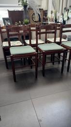 Scandinavische vintage bistro knopstoelen, Antiek en Kunst, Ophalen