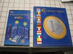 2 mappen voor het verzamelen van Euromunten, Ophalen of Verzenden, 1 cent
