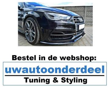 Maxton Design Spoiler Lip Voorspoiler Geschikt Voor Audi A3, Autos : Divers, Tuning & Styling, Envoi