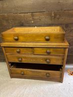 Commode, Huis en Inrichting, 3 of 4 laden, Ophalen, Gebruikt, Eikenhout