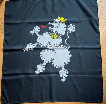 Jan Hoet Ghent flag  1984 The Poodle kunst silkscreen  beschikbaar voor biedingen