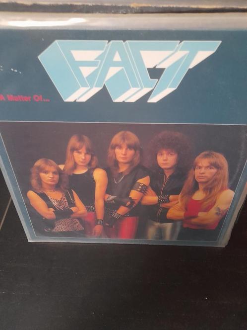 lp - fact - as a matter of, Cd's en Dvd's, Vinyl | Hardrock en Metal, Gebruikt, Ophalen of Verzenden