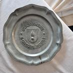 Tinnen bord 4e groep Mobiele rijkswacht, Verzamelen, Ophalen of Verzenden, Rijkswacht