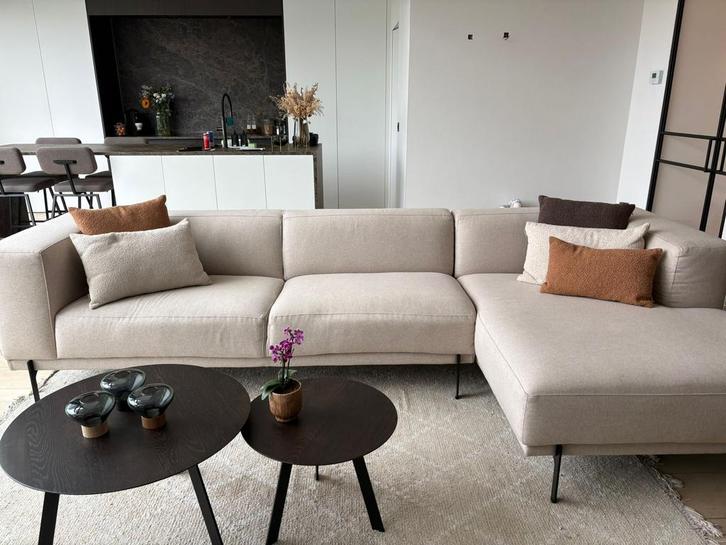 Hoekzetel merk: studio henk, Huis en Inrichting, Zetels | Complete zithoeken, Zo goed als nieuw, Stof, Ophalen