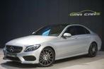 Mercedes-Benz C-CLASS 220 CDI BE AMG PACK-Navi-Pano-Cam-Airc, Auto's, Automaat, 4 deurs, Gebruikt, Euro 6