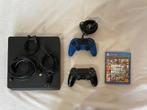 PS4 Console + Game (zie beschrijving), Games en Spelcomputers, Spelcomputers | Sony PlayStation 4, Ophalen, Met 2 controllers