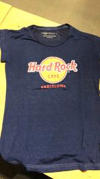 Donkerblauwe t-shirt hard rock café Barcelona xs, Zo goed als nieuw, Ophalen