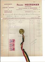 Erembodegem ; Frans Meersman -factuur 1946, Ophalen of Verzenden, Gebruikt