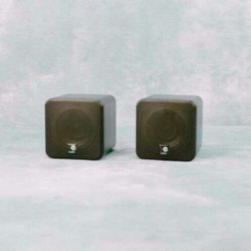 4 Inch dual cone mini luidsprekerbox Zwart, Audio, Tv en Foto, Luidsprekerboxen, Nieuw, Front, Rear of Stereo speakers, Minder dan 60 watt