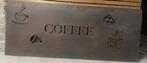Grand panneau métal « coffee », Enlèvement, Comme neuf