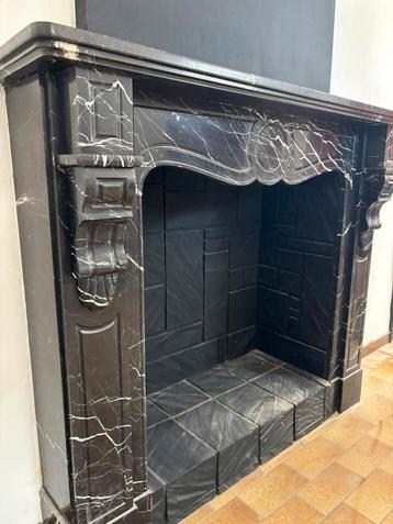 Cheminée en marbre, Huis en Inrichting, Haarden, Ophalen, Zo goed als nieuw