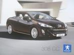 Peugeot 308 Coupe & Cabrio CC 2009 Brochure, Boeken, Auto's | Folders en Tijdschriften, Verzenden, Peugeot