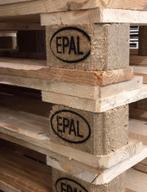 Hij heeft 300 europallets te koop, geprijsd op €6 per stuk., Doe-het-zelf en Bouw, Ophalen of Verzenden, Zo goed als nieuw