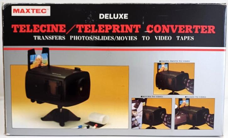 MAXTEC deluxe foto's en dia's omzetten naar video, Verzamelen, Foto-apparatuur en Filmapparatuur, Overige typen, 1980 tot heden