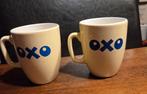 Oxo mokken (2 stuks), Huis en Inrichting, Ophalen of Verzenden, Keramiek, Kop(pen) en/of Schotel(s)