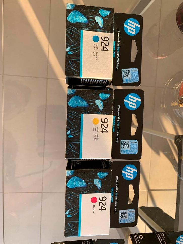 Cartouches HP 924, Informatique & Logiciels, Fournitures d'imprimante, Neuf, Cartridge, Enlèvement ou Envoi